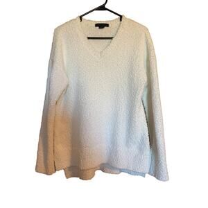 Sanctuary Medium White Popcorn Super Soft Long Sleeve Women's Sweater
